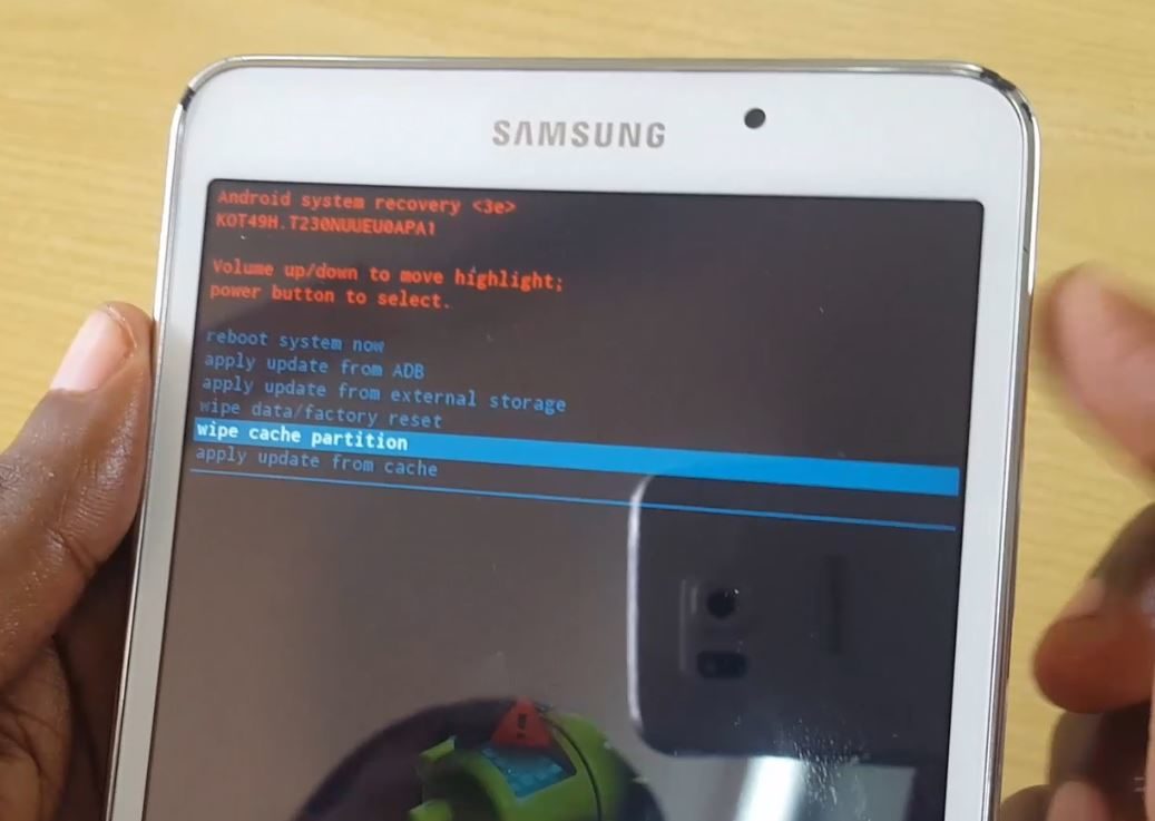 how to reboot a samsung tab 4