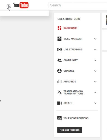 Youtube Sidebar Drop Down Menu Not Appearing Fix Blogtechtips