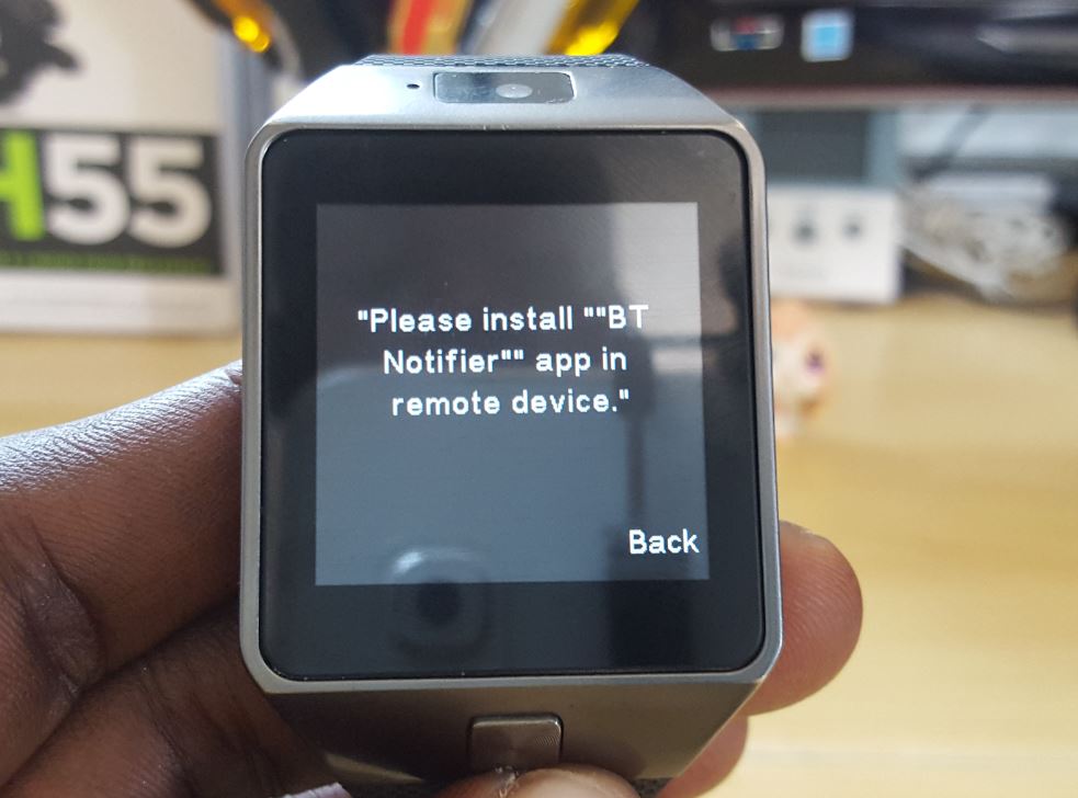 bt notification app for a1 smartwatch