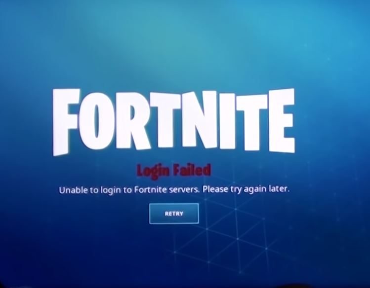 Fortnite Failed Login Fortnite Login Failed Or Server Unable To Login After Update Blogtechtips
