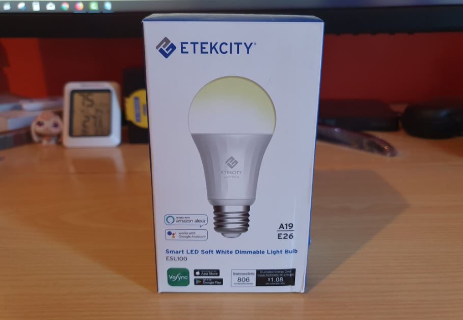 ETEKCITY ESL100 A19/E26 9W SMART LED SOFT WHITE DIMMABLE LIGHT