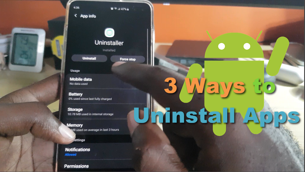 app uninstall android