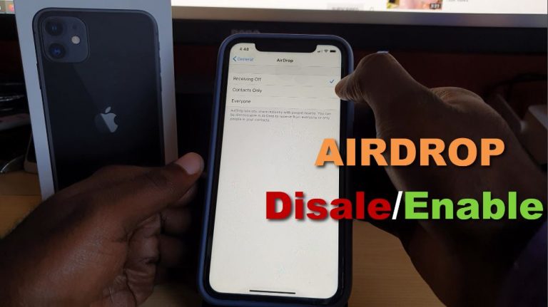 How to Enable or Disable Airdrop on iPhone 11 - BlogTechTips