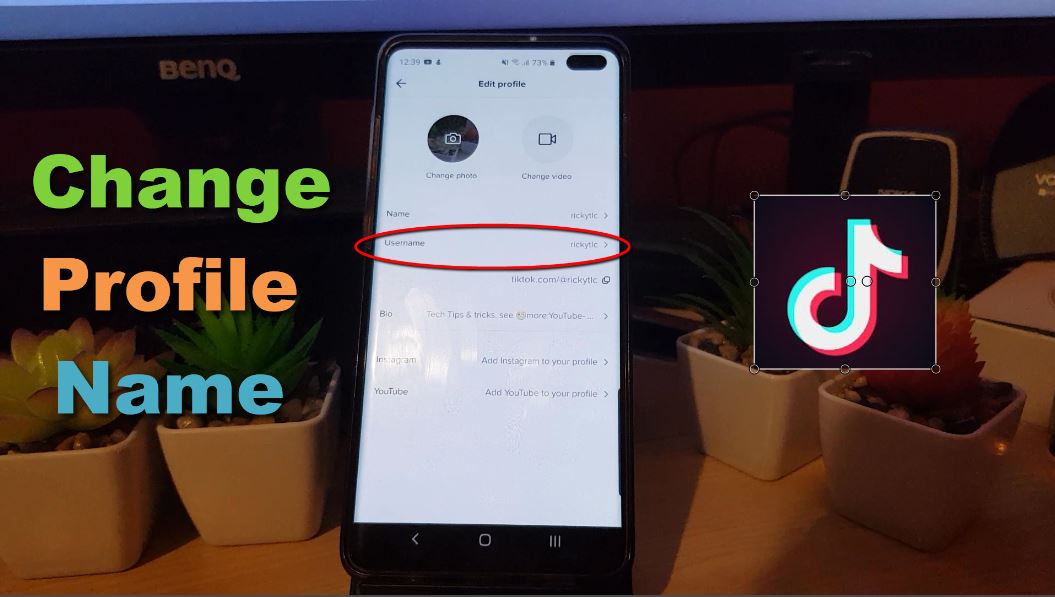 Change username tiktok