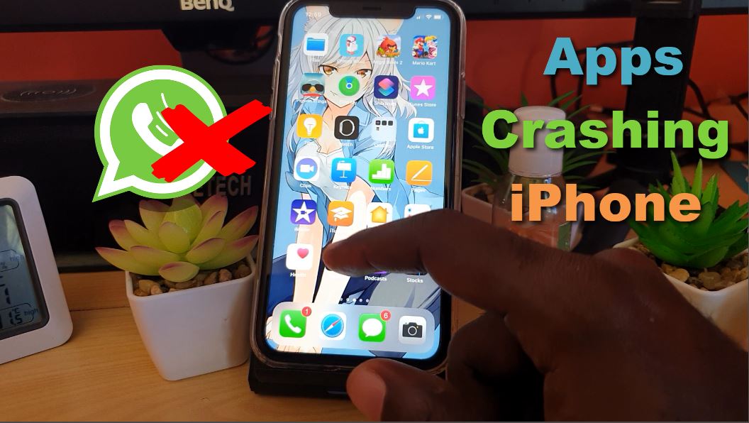 cell phone apps keep crashing
