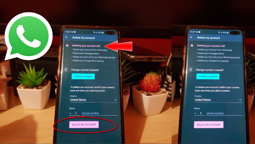 How to Delete Whatsapp Account - BlogTechTips
