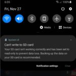Can’t Write to SD Card Fix