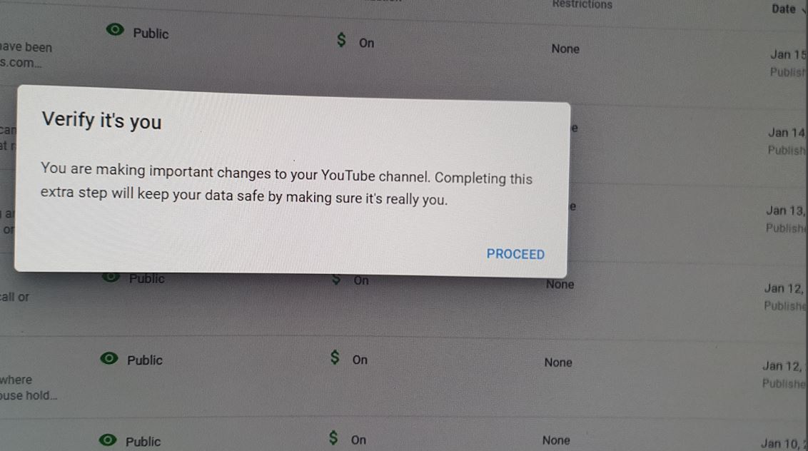 Verify Its You Youtube Fix Blogtechtips
