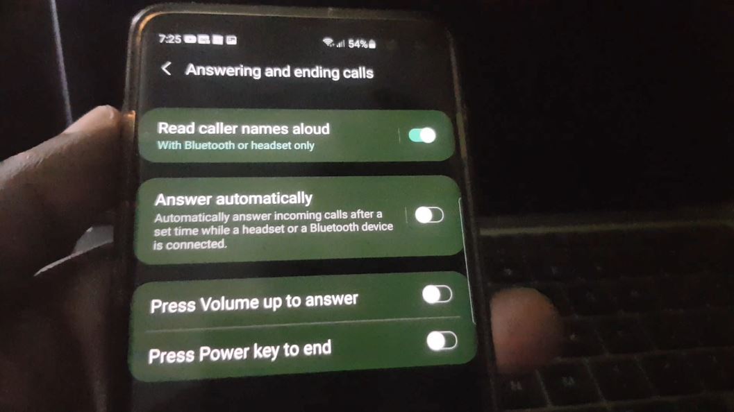 How to Use Power button to End Calls and Volume up to Answer Samsung