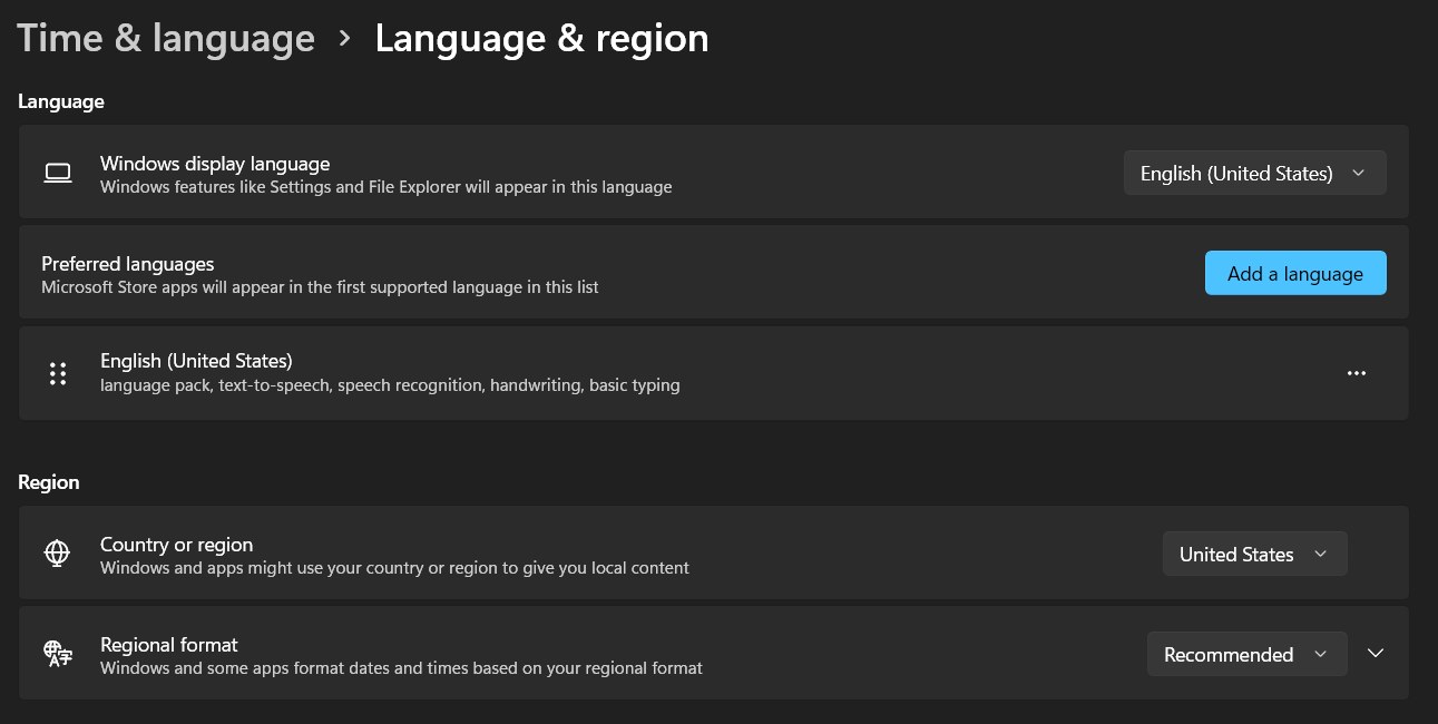 Change Language and Region Windows 11 - BlogTechTips